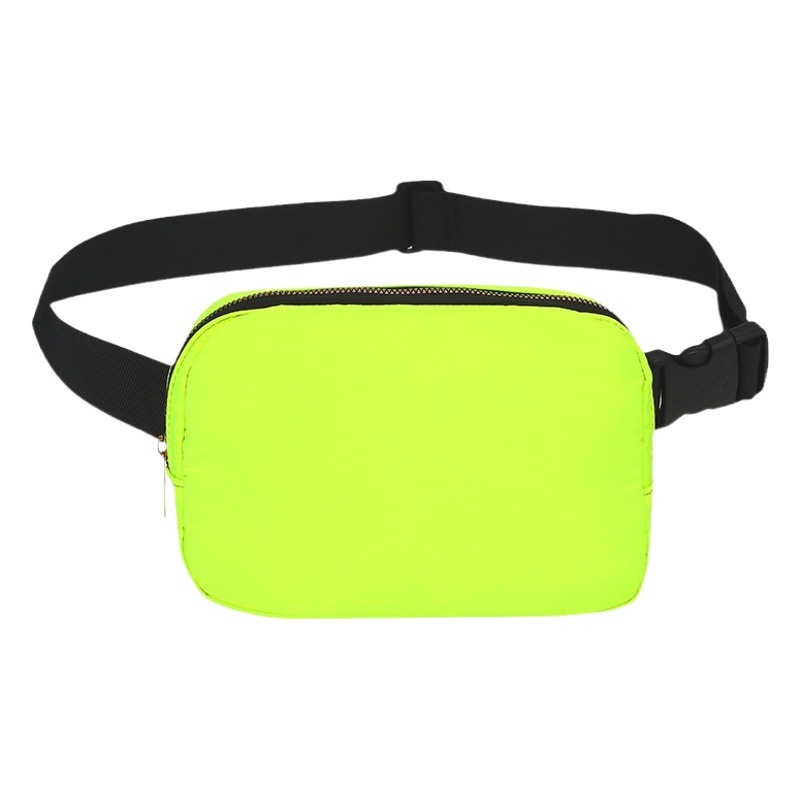 Transfronterizo nuevo Lulu mismo bolso de la cintura bolsa de nylon impermeable bolsa de pecho deportes al aire libre corriendo bolso del teléfono del todo-fósforo crossbody hombres y mujeres