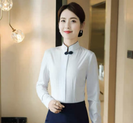 8822 셔츠 흰색 긴 소매