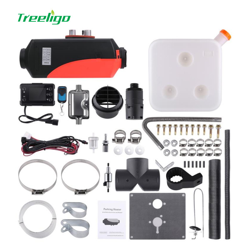 Calefacción diesel calentador de estacionamiento meseta máquina integrada LCD control remoto carcasa de aluminio de cuatro agujeros calentador diesel calentador de invierno image 17