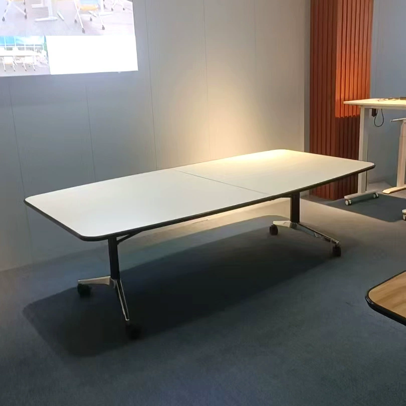 Складные столы для учебных конференций, прямоугольные школьные занятия, вмещающие 6/8 человек, расширяемые складные столы