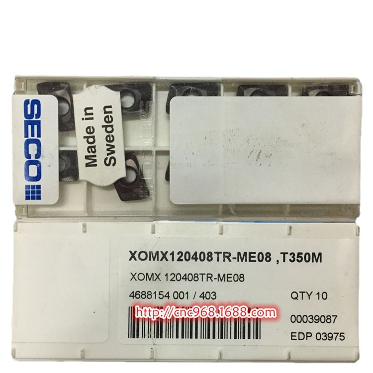 原装SECO山高数控车床刀具XOMX120408TR-ME08 T350M铣床R0.8刀片