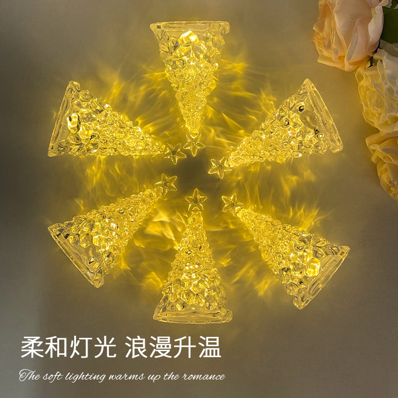 led星星冰山小夜灯卧室宿舍床头灯装饰氛围灯送闺蜜生日礼物摆件|undefined