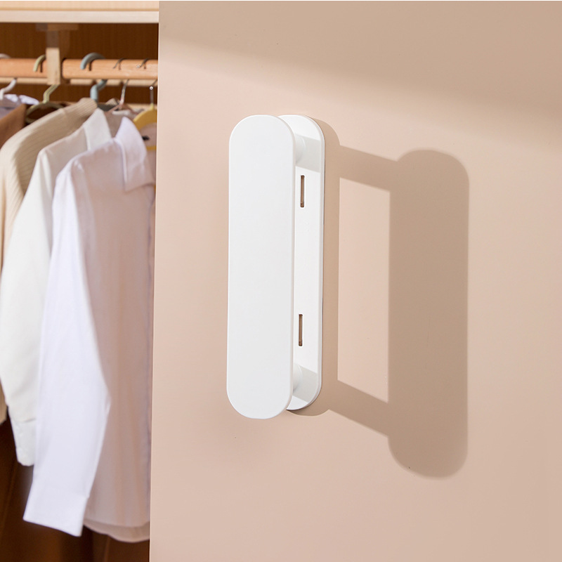 Percha rack de almacenamiento retráctil pared percha estante de almacenamiento balcón acabado sin perforaciones artefacto colgante de doble capa