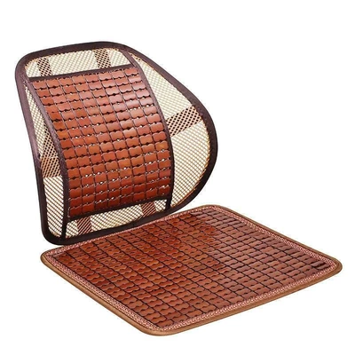 Four Seasons Car Summer Lumbar Support Bamboo Main Seat Lumbar Support Back Cushion Breathable Car Lumbar Cushion Lumbar Support Lumbar Pillow for Long Sitting