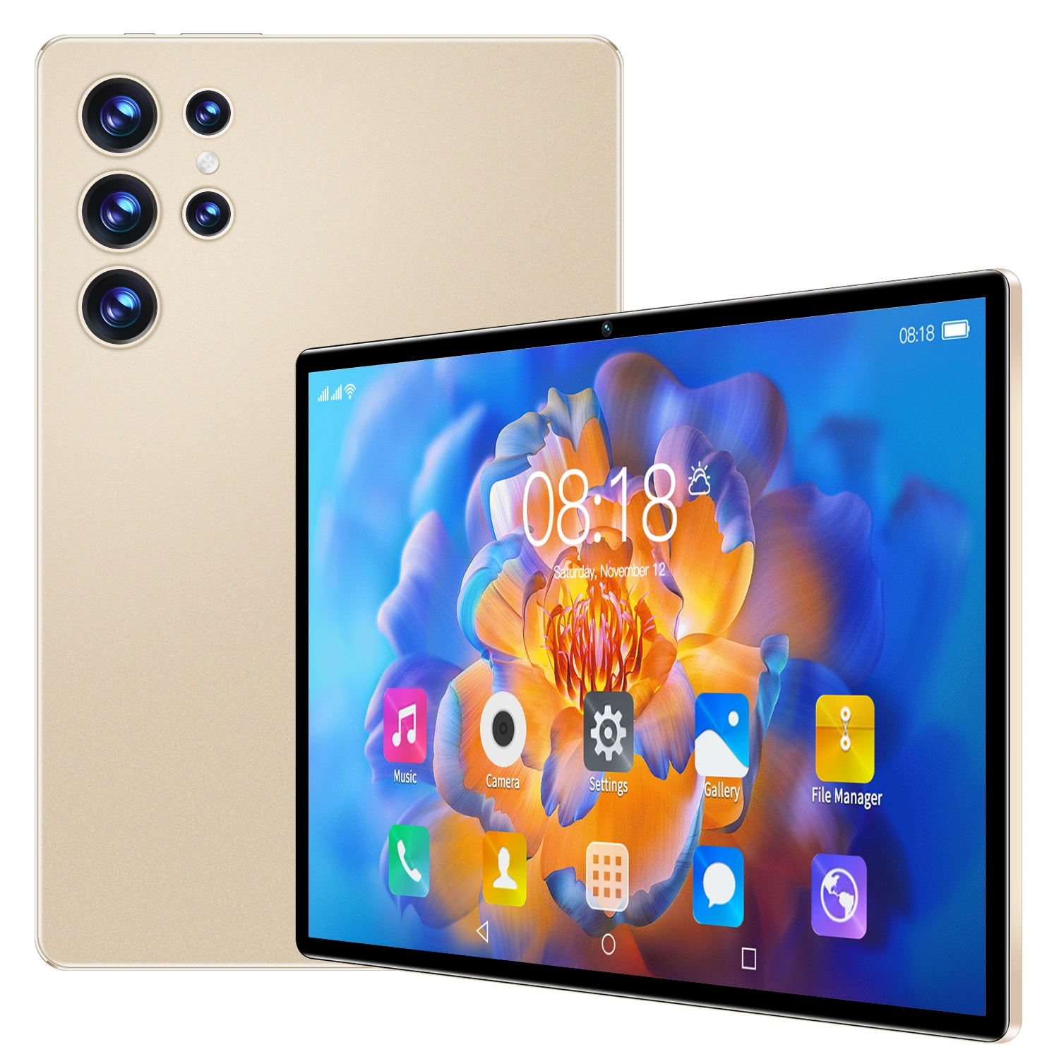 Планшет S23 Android, 10″ IPS 1280×800, 4 ГБ ОЗУ, 32 ГБ ПЗУ, 4G dual‑SIM