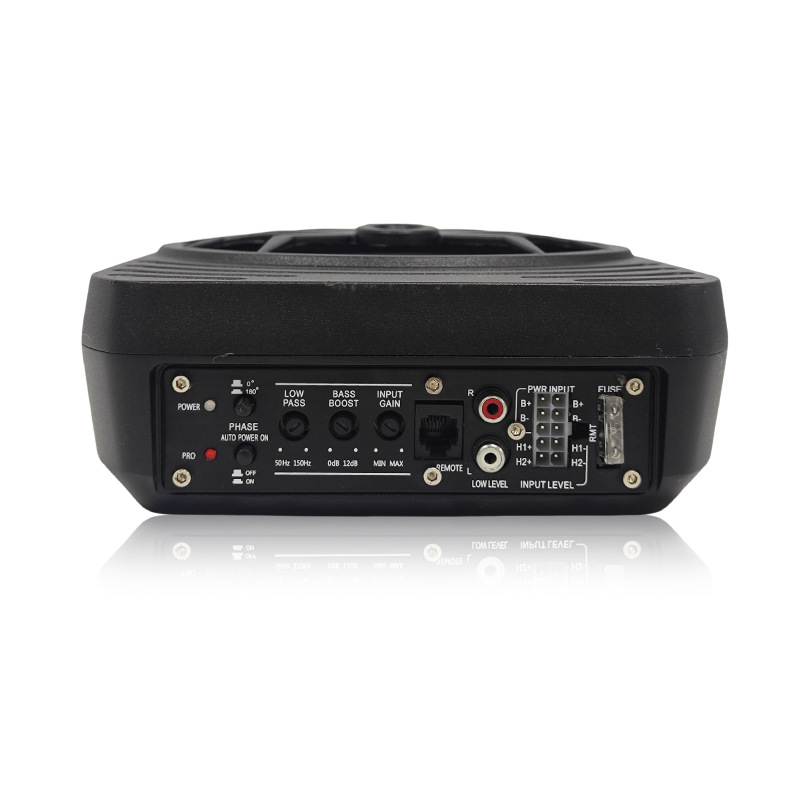Source Factory 12V Ultra-Thin Car Subwoofer 7inch Active Heavy Bass Car Audio Modification Oem Label Ready Stock