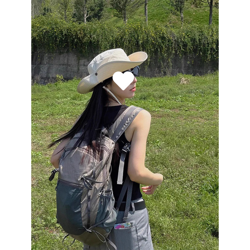 夏のアウトドアバックパック軽量防水軽量旅行登山バッグスポーツハイキング折りたたみ式|undefined