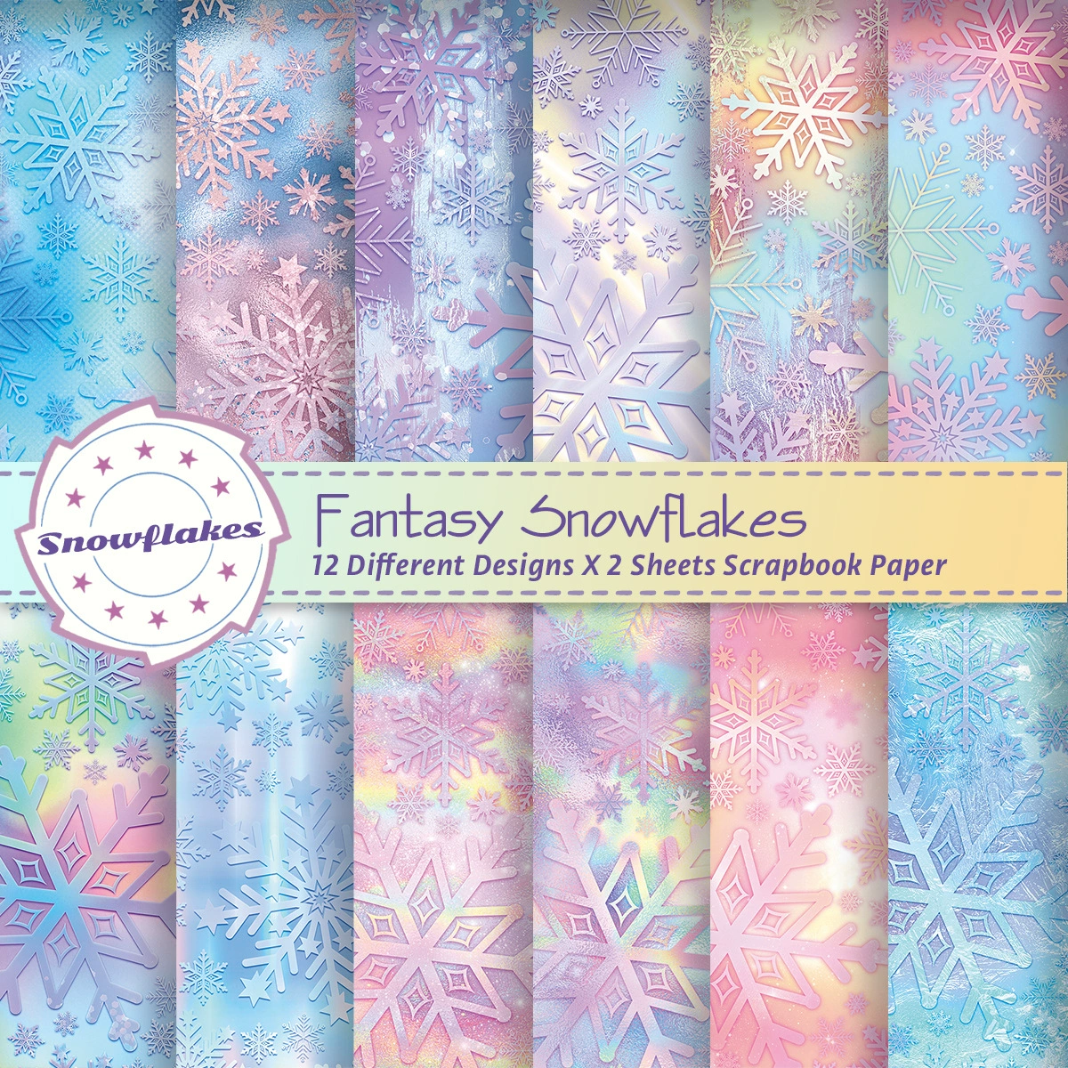 Трансграничная зимняя фантазия снежинка тема культурно-творческие декоративные бумажные бумажные записки фоновые бумажные коллажи