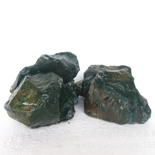 Factory wholesale natural color green stone aquarium fish tank landscape Stone Garden Garden garden decoration decoration landscape Stone