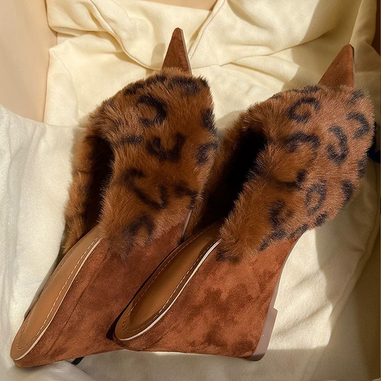 Suede universal demi-season fashionable trend slippers