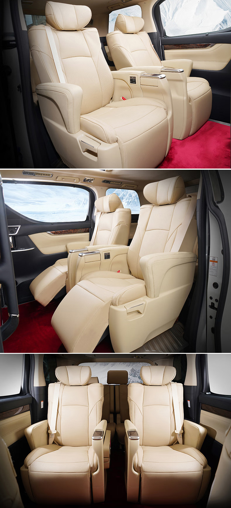 La MaxZa Seat Cushion for Toyota Alphard 30 40 Series Vellfire