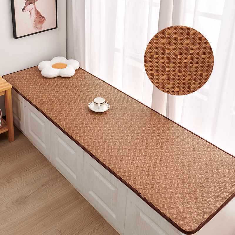 Balcón ventana flotante cojín de arroz se puede personalizar cojín de ventana flotante cojín de sillón de ventana cuatro estaciones engrosado nuevo dormitorio cojín de caña