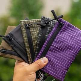 工厂个性化轻量化钱包护照包 户外徒步露营卡包大力马外挂包拓展