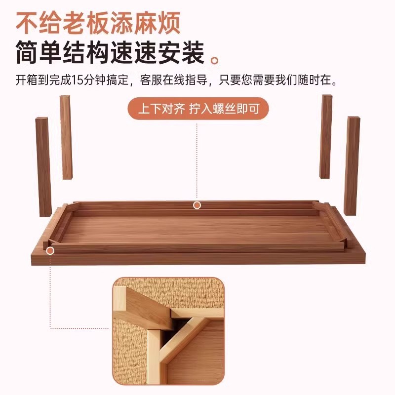 Escritorio de madera sólida pequeña casa sala de estar dormitorio doble escritorio de caligrafía escritorio de estudio rectangular escritorio de estudio chino