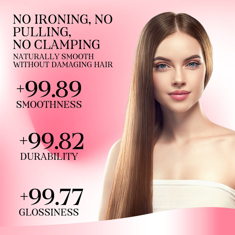 クロスボーダー直送 ヘアストレートニングクリーム コーム付き ホットパーマ ワンコームストレート ノンプルイオンパーマ スタイリングソフトニングクリーム 髪を傷めず滑らかに|undefined
