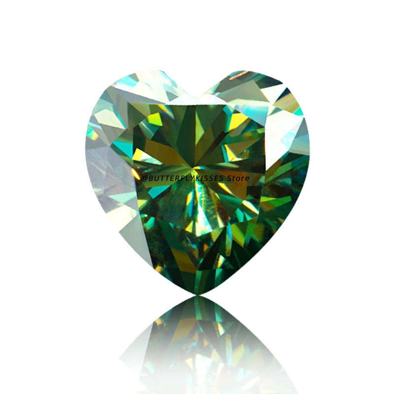 Moissanite desnudo núcleo de diamante DEF simulación de forma especial piedra desnudo sobre la medición de penetración incrustado joyería piedra joyería