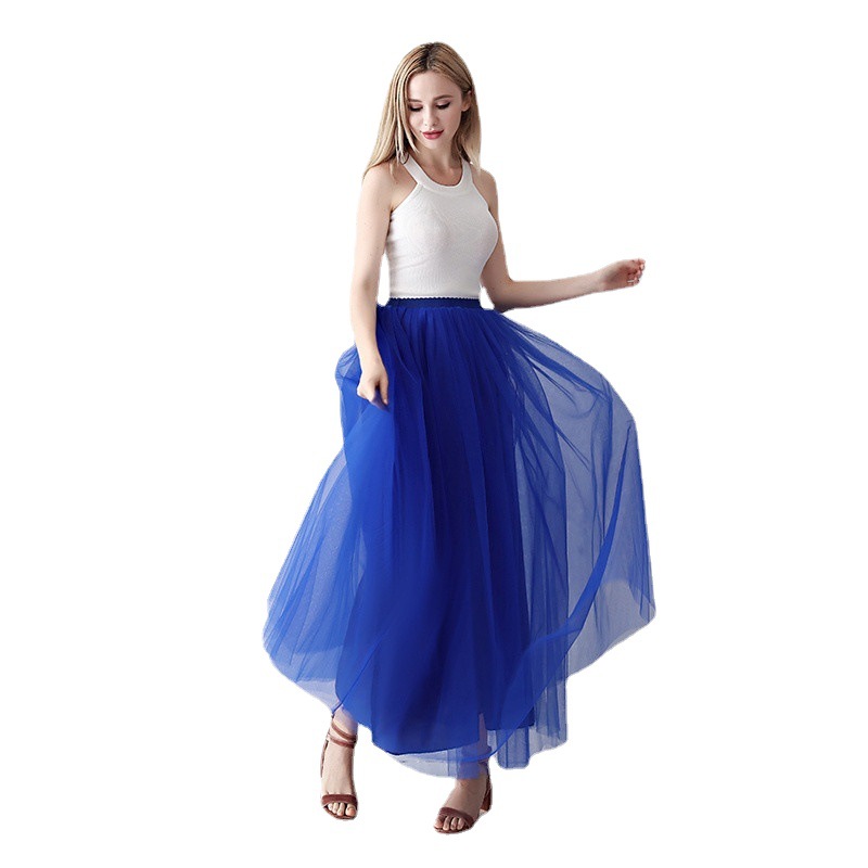欧米のミディアムドレスのスカートの大人のtulle skirt舞踏会のドレスのスカートのスカートのスカートのスカートの女性