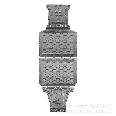Non-Destructive Installation, Underbody protection plate/engine baffle - aluminum-magnesium-alloy-dark-gold-xiaopeng-p7-pure-electric