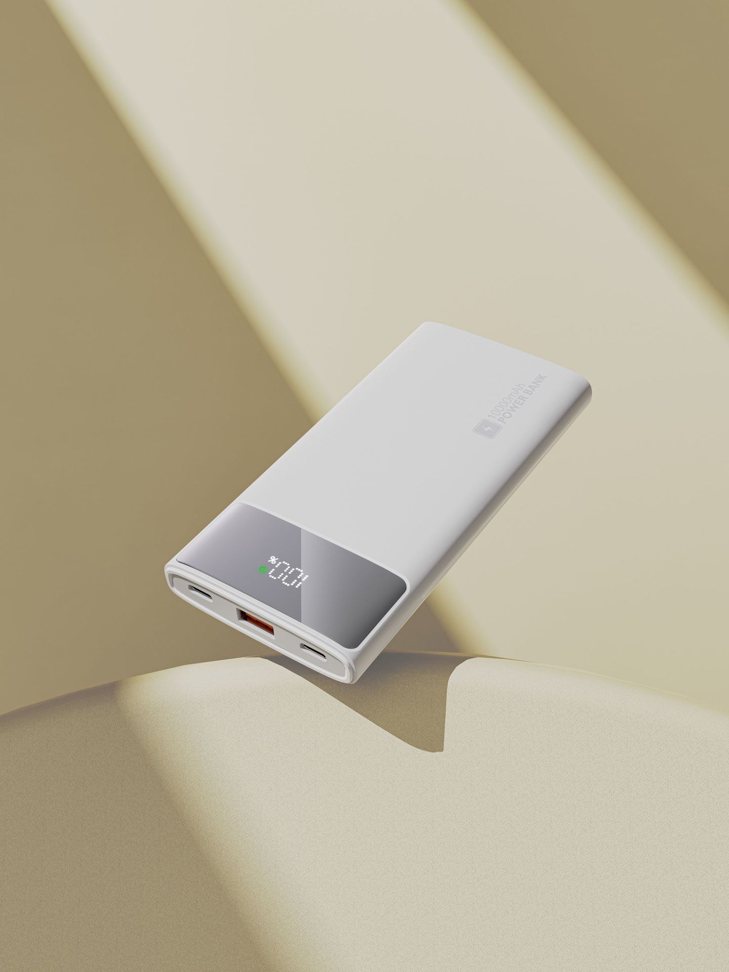 Cross-border Built-in Cable Power Bank PD22.5W Super Fast Charging Digital Display Mobile Power Source Gift Customizable Power Bank