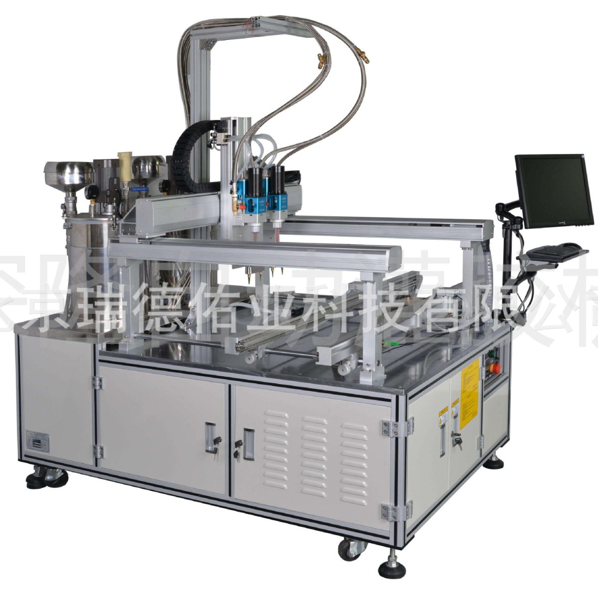 加热双液灌胶机 深隆STG301 供应电容灌胶机 柱塞泵灌胶机