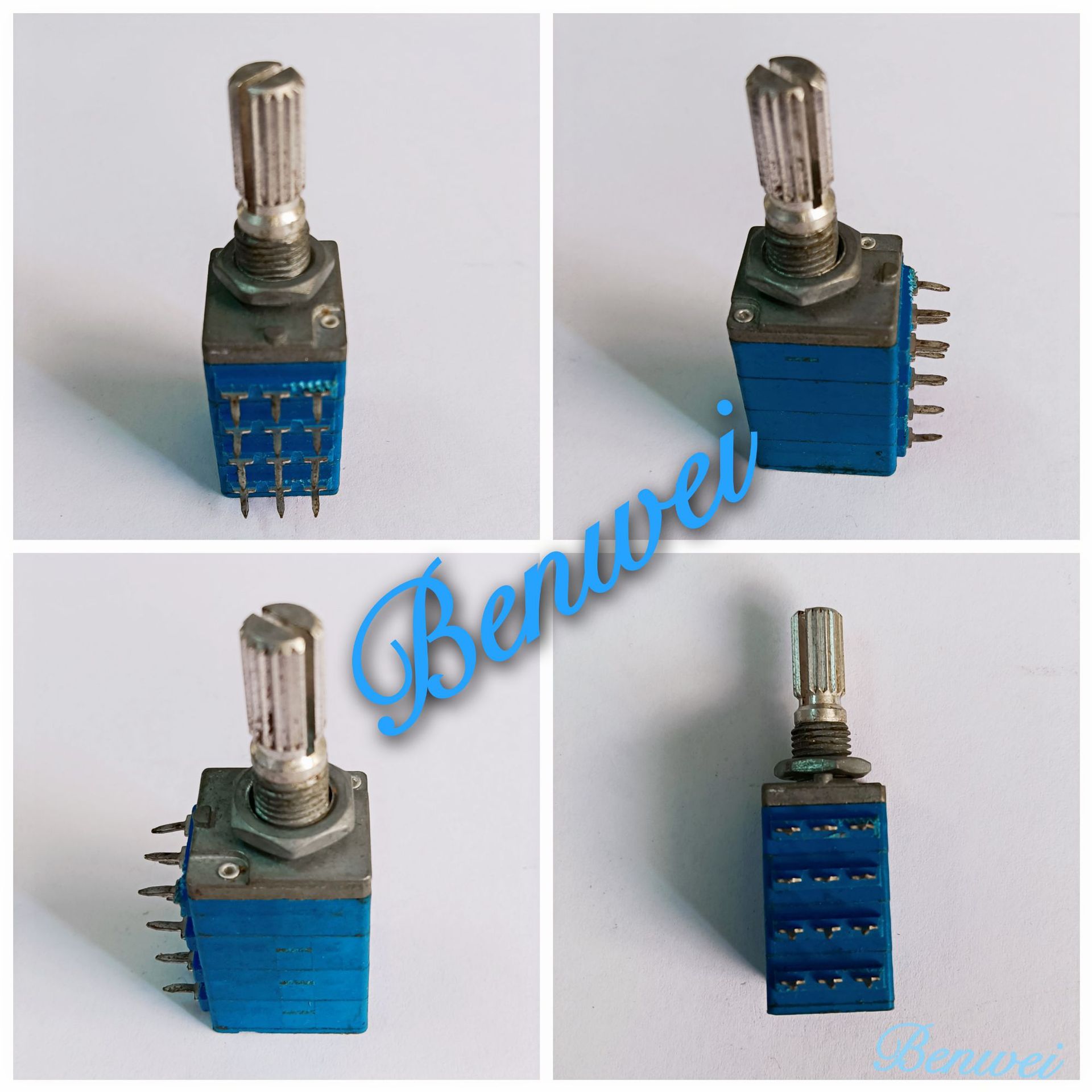 厂家供应128塑封四联电位器