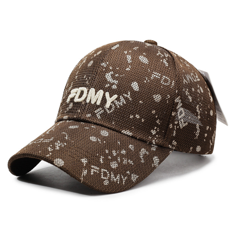 Gorra de béisbol de moda para hombre y mujer con estampado integral. Ideal para deportes al aire libre, protección solar, senderismo y pesca._voghion.com