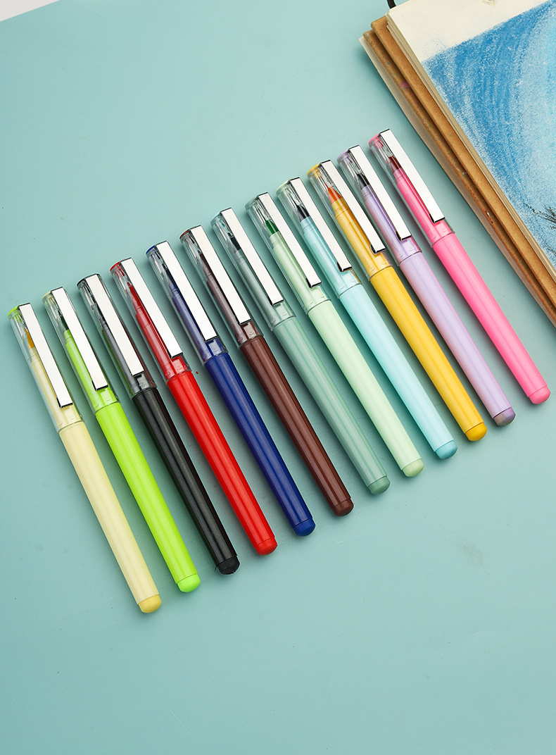 跨境彩色永恒铅笔12色可擦正姿彩铅儿童彩色笔不用削学生绘画铅笔详情15