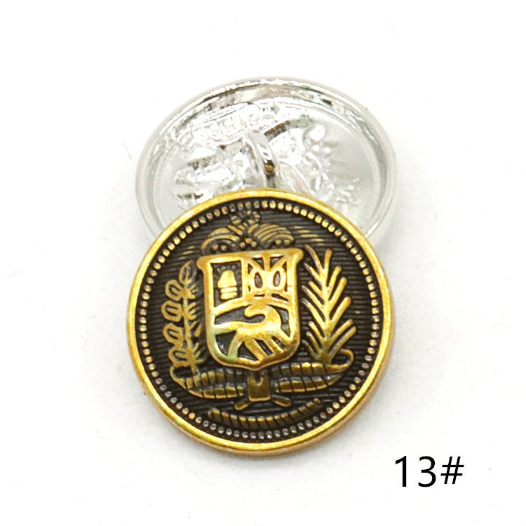 Премиальная серебристая металлическая нашивка-значок для костюма, золото и серебро