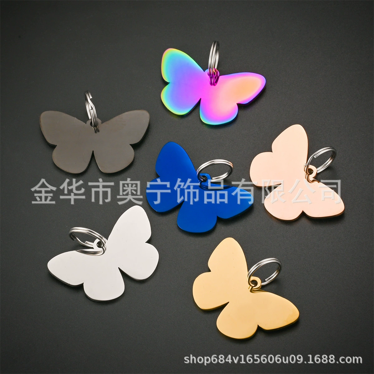 Фабрика источника напрямую поставлена из нержавеющей стали в форме бабочки для домашних животных титановой стали