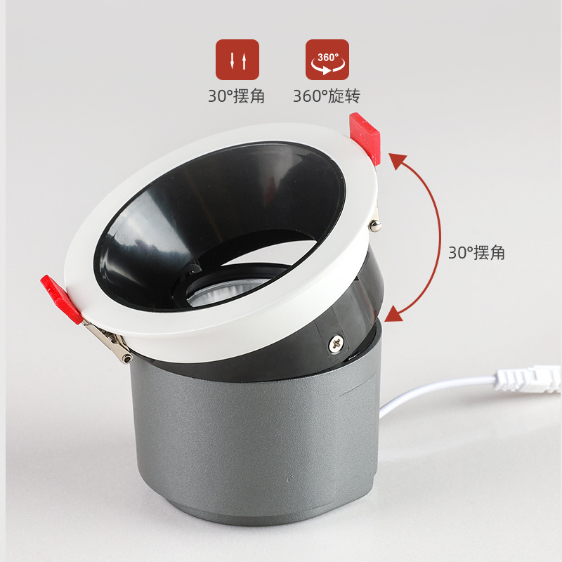 Factory direct sale embedded surface-mounted wall wash light COB without ceiling light illumination living room hallway spot light home spot light