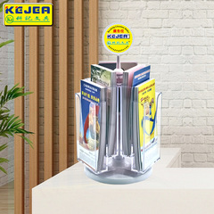 Promotional Stand for Desk Catalog Display Riser, Booklet Display Stand, Multi-layer Fold-out Rack
