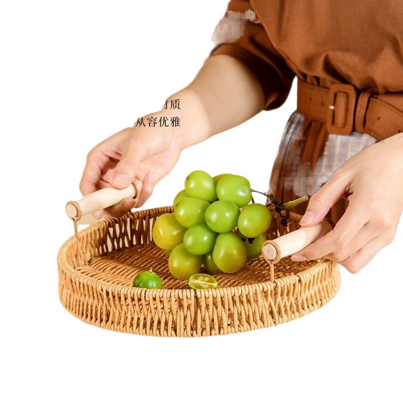 Поднос для закусок и сухофруктов, декоративная корзина для хлеба и фруктов для дома и гостиной