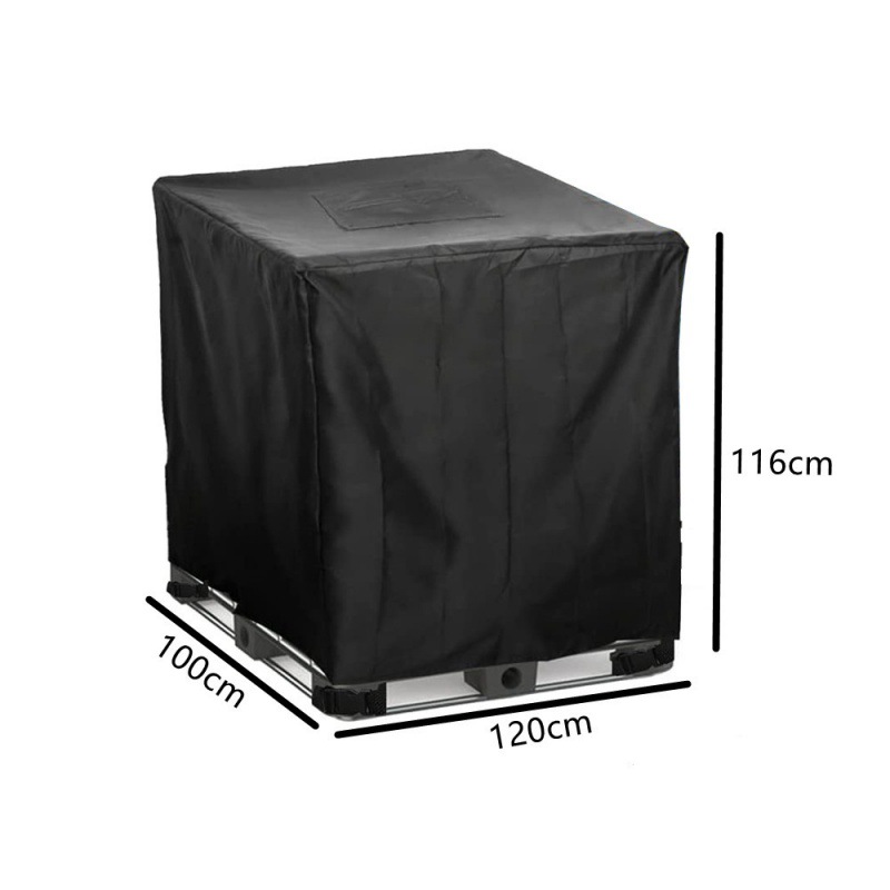 户外牛津布水桶罩 防水防尘隔热水箱罩 IBC吨桶罩