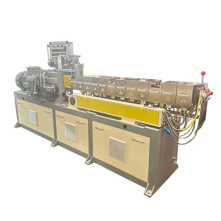 TPE TPR塑料改性造粒机 PVC再生料双螺杆挤出造粒机