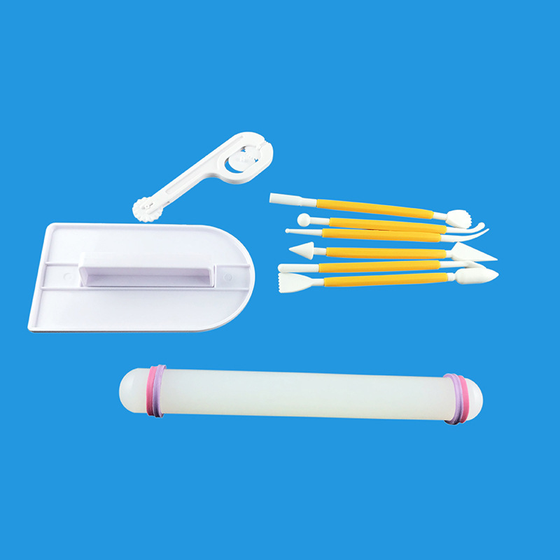 Suministro directo de fábrica de moldes simulados para suministros para hornear, juego de herramientas para hornear de 11 piezas, modelado de pasteles