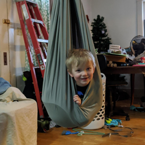 Amazon children's elastic hammock swing indoor outdoor swing children's hammock swing yoga Shenzhen factory