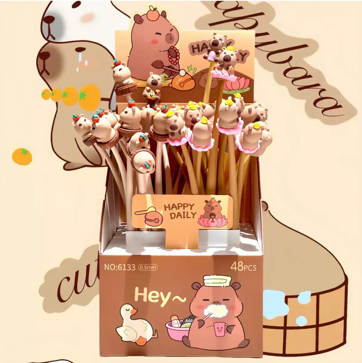 Cartoon pegamento suave rock music bolígrafo neutro alto valor facial adorable bolígrafo creativo bolígrafo publicitario estudiantes fáciles de usar papelería pequeños premios