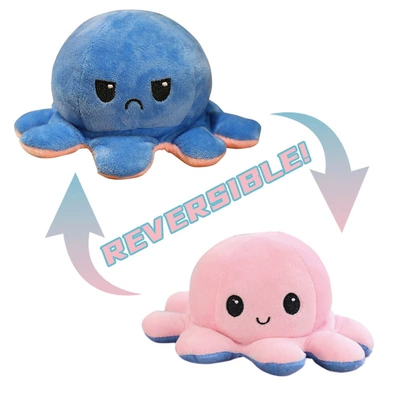 Toy Sleeping Pillow Female – Oyuncaq yastıqlar - pink-to-dark-blue-20cm