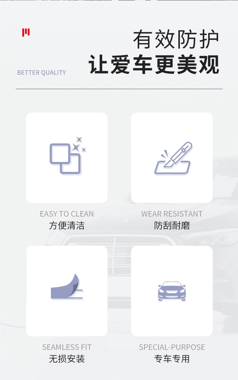 Suitable for 24-26 Model Mercedes-Benz New E-Class E300L Door Sill Strip 805 Welcome Pedal E260 Protection Modification Car Accessories