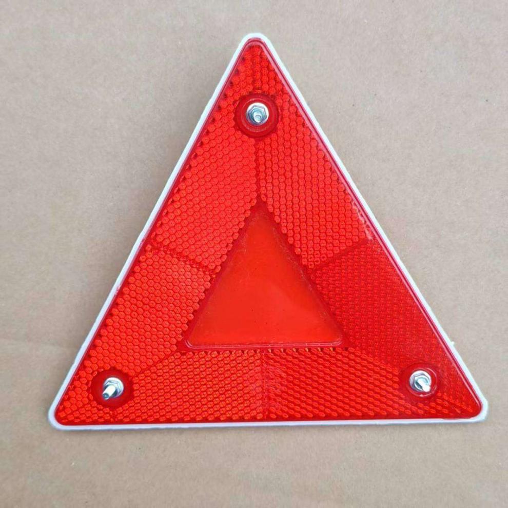 Strong Magnetic Small Triangular Warning Sign, Truck Triangular Light, Rear Reflective Panel, Trailer Rear Bumper Triangular Sign, Universal
