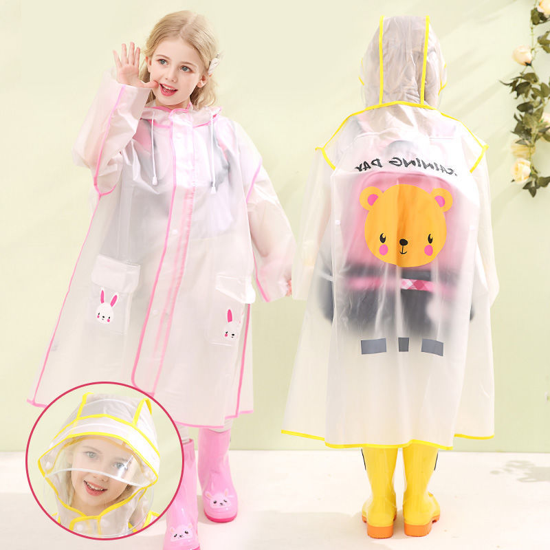 Children's Raincoat Suit Waterproof Full Body Boy Kindergarten Primary School Student School Clothes Boys and Girls Poncho Rain Boots