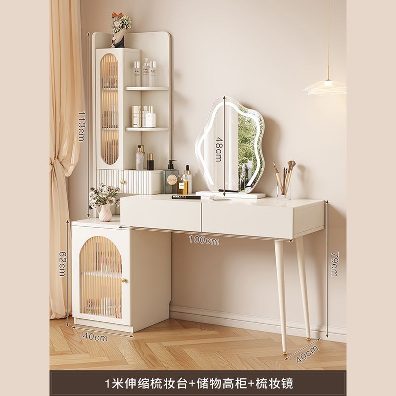 100CM 화장대 + 왼쪽 키큰장 + 거울