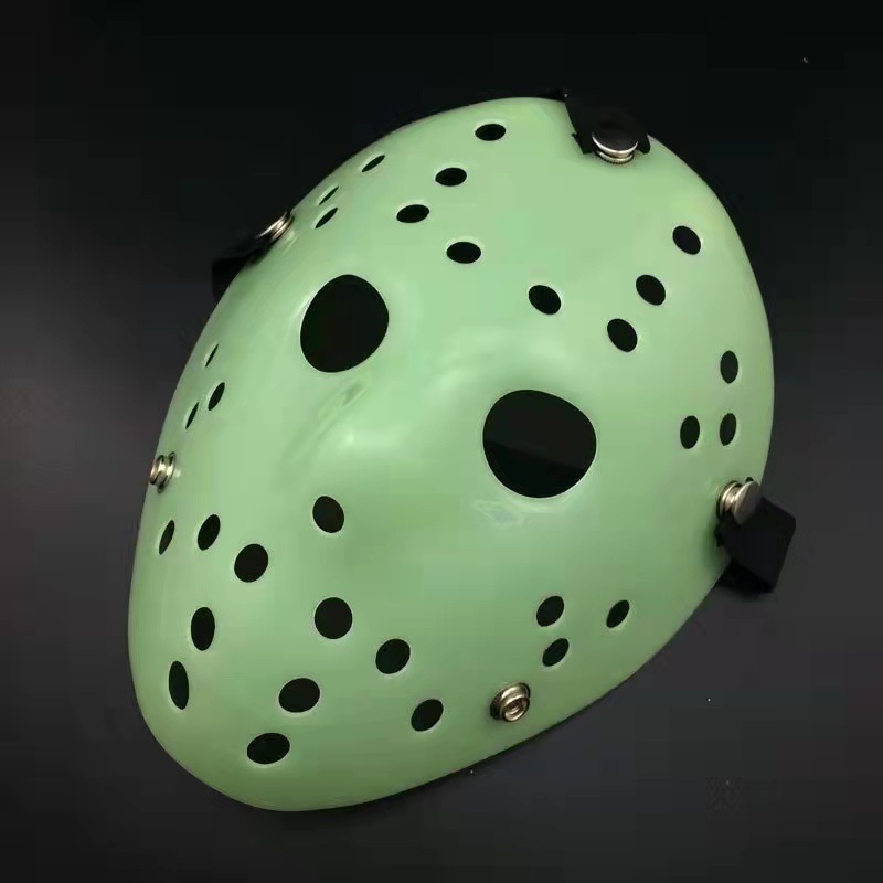 Máscara de Halloween mascarada espesado Jason Cosplay divertido completo cara masculina rendimiento props
