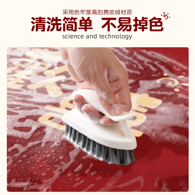 Longnian estera del piso de la cocina barro de diatomeas absorbente antideslizante estera a prueba de aceite estera de la puerta de la cocina resistente a las manchas lavable alfombra borrable