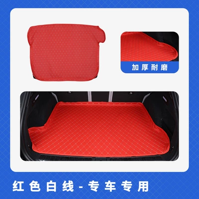 Car Trunk Mat, Interior – Trunk Mat - w-110c-red-white-line-model-year-leave-a-message-to-customer-service-for-notes-after-placing-the-order
