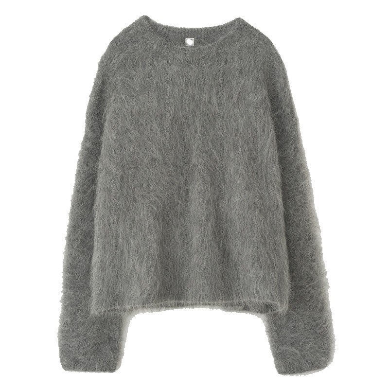 The Classic Swedish Tot Alpaca Thick Plush Loose Oversized Pullover Sweater for Women