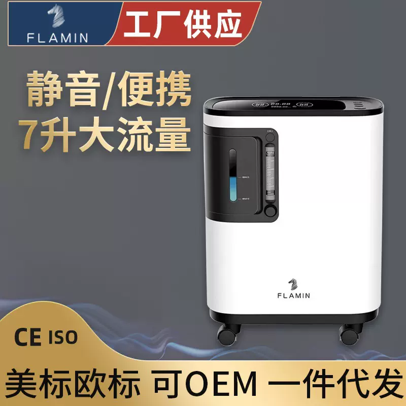 触摸式家用便携吸氧机 车载带雾化氧气机 老人孕妇3L升吸氧制氧机