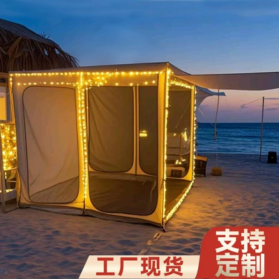 Tent Aluminum Alloy Side, Avtomobil yan çətirləri - excluding-canopy-new-khaki-scarf-16x25