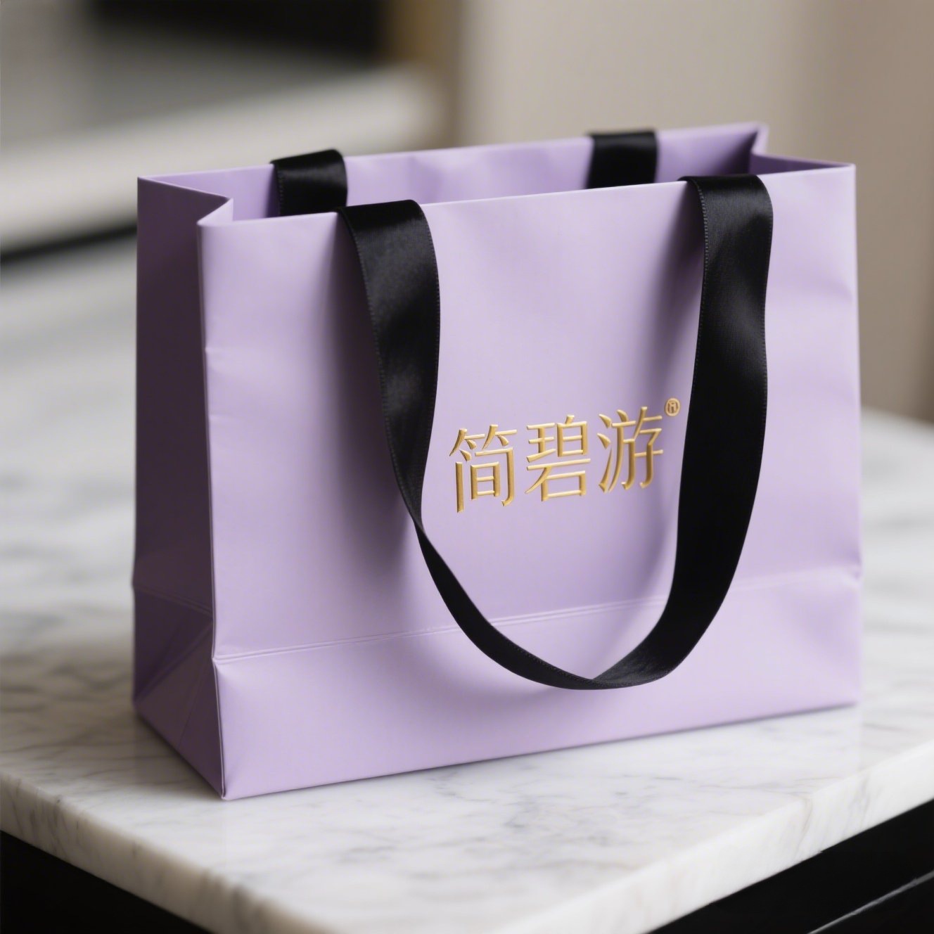 服装店手提袋高级感礼品袋礼物袋批发白色紙袋logo红色纸袋印