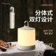 Cross-border Outdoor Multifunctional Portable Camping Lamp Outdoor Lamp Double in One White Purple Double Light Flashlight Camping Lamp